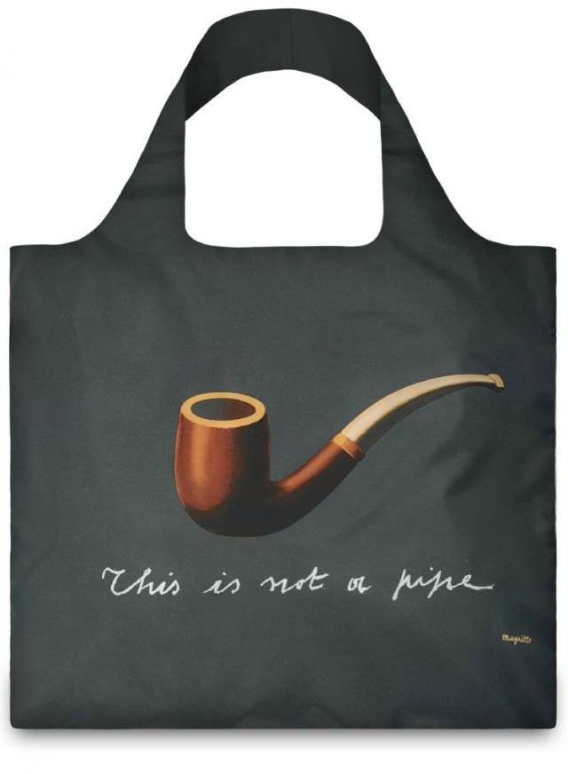 LOQI Museum collection Rene Magritte The Treachery of Images bag