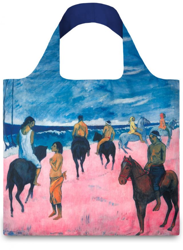 LOQI Museum collection Paul Gauguin Horseman on the Beach bag