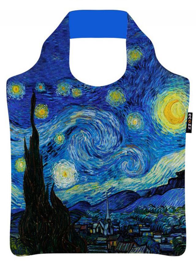 ECOZZ skládací tašky Vincent Van Gogh The Starry Night