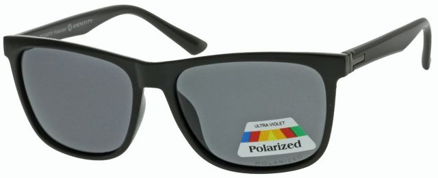 Polarizační sluneční brýle Identity Z122P-2 Černý lesklý rámeček