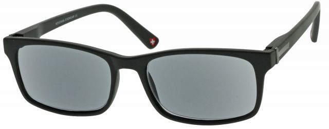 Dioptrické čtecí brýle Montana MR73S +3,5D Černý matný rámeček s pouzdrem