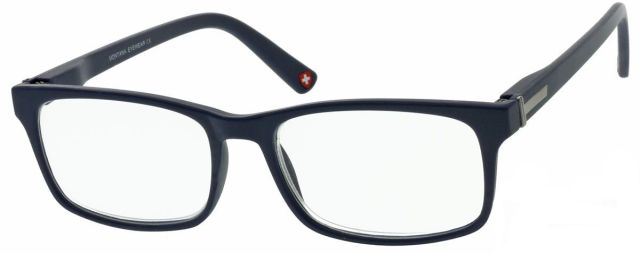 Dioptrické čtecí brýle Montana MR73B +1,0B Modrý matný rámeček s pouzdrem