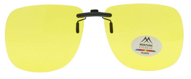 Polarizační sluneční brýle Klip na brýle Montana C1C Žlutý rozjasňující