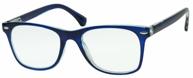 Dioptrické brýle do dálky BDP002M -2,5D Modré