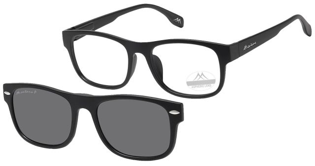 Dioptrické čtecí brýle s polarizačním klipem Montana MRC1 +2,5D Včetně pouzdrer na brýle i klip