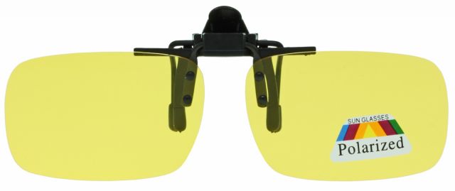 Polarizační sluneční brýle Klip na brýle 5825 Žlutý
