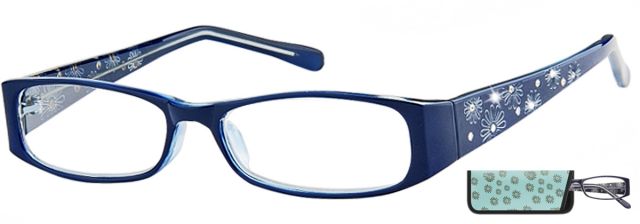 Dioptrické čtecí brýle RD3C +1,5D S pouzdrem - tyrkysové