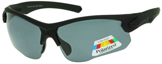 Polarizační sluneční brýle PO26 Černý matný plastový rámeček