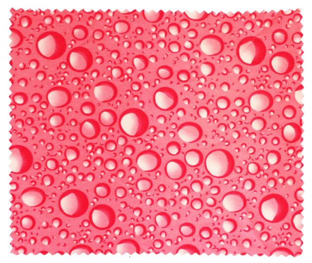 Utěrka z mikrovlákna 10-3 růžové barvy s motivem 