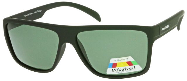 Polarizační sluneční brýle PO2122-6 Černý lesklý rámeček