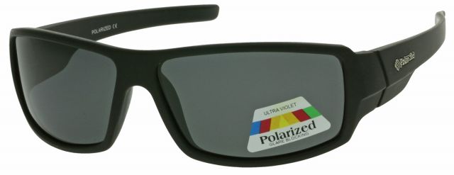 Polarizační sluneční brýle P20273 Černý matný rámeček