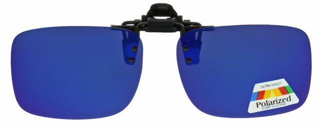 Polarizační sluneční brýle Klip na brýle 5830-1 Modrý zrcadlový