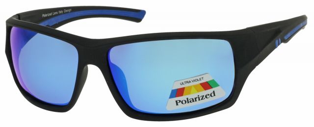 Polarizační sluneční brýle P2247-9 Černý matný rámeček