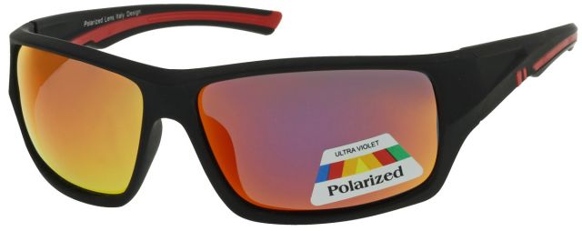 Polarizační sluneční brýle P2247-2 Černý matný rámeček