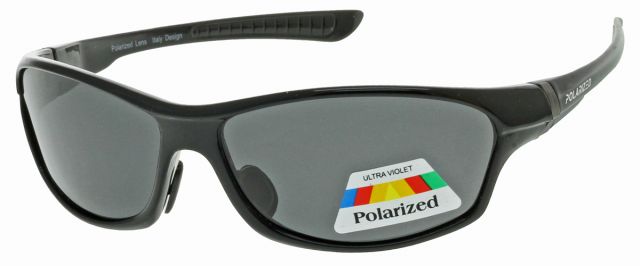 Polarizační sluneční brýle PO2199 Černý lesklý rámeček