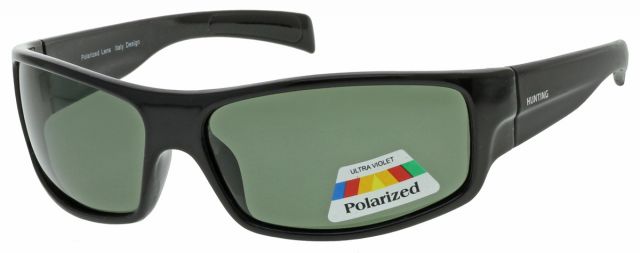 Polarizační sluneční brýle PO2231-5 Černý lesklý rámeček