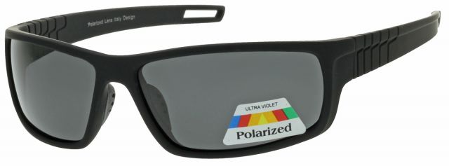 Polarizační sluneční brýle PO2100-6 Černý matný rámeček