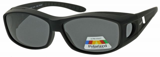 Polarizační sluneční brýle Fitovers PO2171-2 Černý matný rámeček