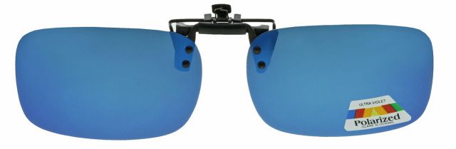 Polarizační sluneční brýle Klip na brýle 5830-7 Světlejší modrý zrcadlový