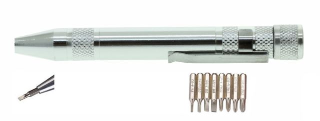 Multifunkční šroubovák Stříbrný - F0975 