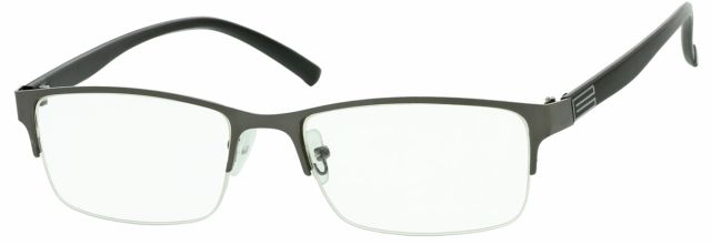Dioptrické čtecí brýle D230S +1,0D Šedý lesklý rámeček