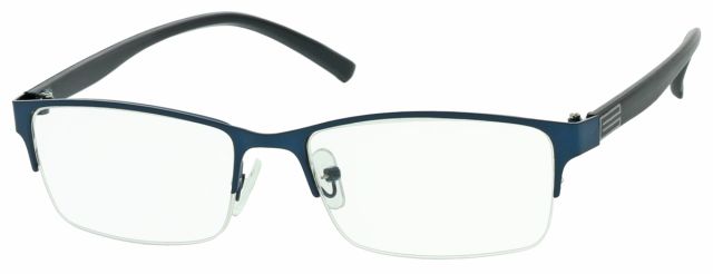 Dioptrické čtecí brýle D230M +2,5D Modrý lesklý rámeček