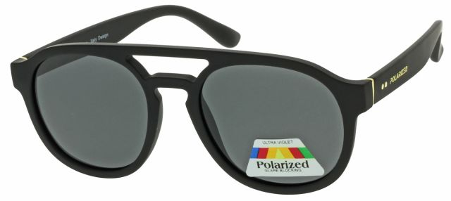 Polarizační sluneční brýle P2278-4 Černý matný rámeček