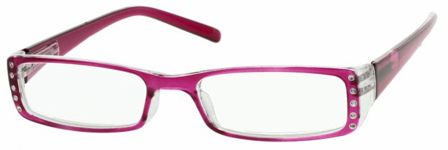Dioptrické čtecí brýle D1169P +1,5D Set z poudrem, utěrkou a šnůrkou