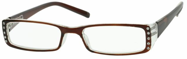 Dioptrické čtecí brýle D1169H +2,5D Set z poudrem, utěrkou a šnůrkou