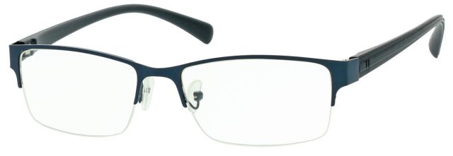 Dioptrické čtecí brýle D230M +0,5D Modrý lesklý rámeček