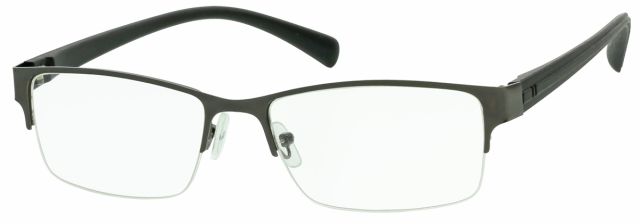 Dioptrické čtecí brýle D230S +0,5D Šedý lesklý rámeček
