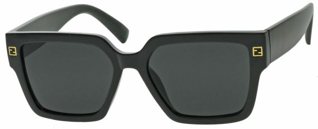 Dámské sluneční brýle C3166 Černý lesklý rámeček