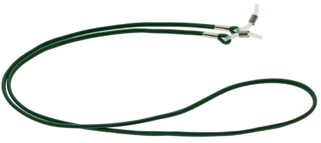 Šňůrka na brýle 60x0,3cm - tmavě zelená 