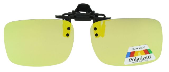 Polarizační sluneční brýle Klip na brýle 5830-5 Žlutý zrcadlový