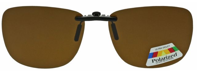 Polarizační sluneční brýle Klip na brýle 5850-1 Hnědý