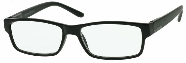 Dioptrické čtecí brýle SV2090C +1,0D S pouzdrem - široký model - černý mat