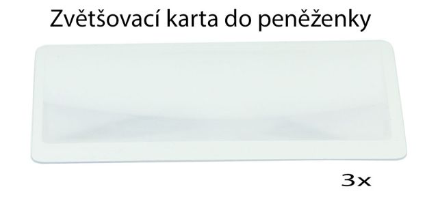 Zvětšovací karta do peněženky MGK01 