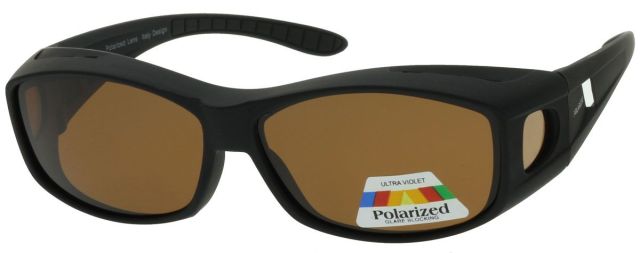 Polarizační sluneční brýle PO2171-3 Hnědý lesklý rámeček